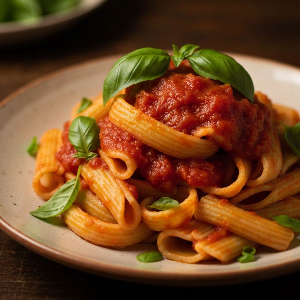 Fresh homemade pasta